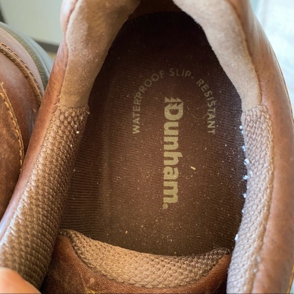 DUNHAM men Windsor oxford waterproof slip resistant size 11 leather upper main image 7